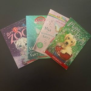 Set of four children’s books